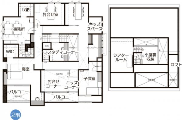 2F間取り