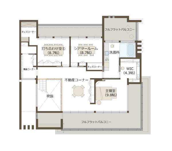 イズ大府展示場_2F間取りの画像