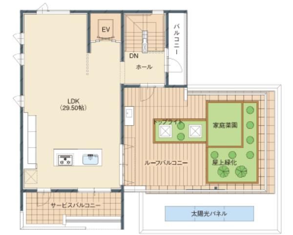 日進梅森展示場_3F間取り図の画像