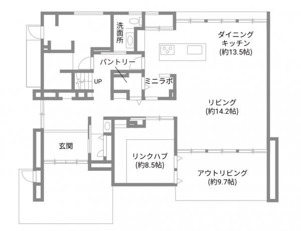 世代を超えて愛されるひとつ上のデザイン昭和住宅公園展示場_1Fの画像